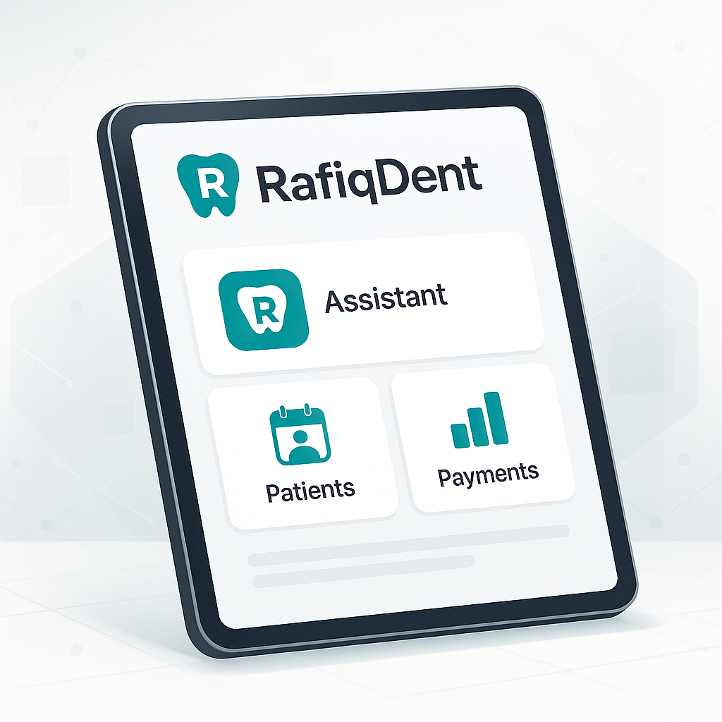 Aperçu de l'application RafiqDent
